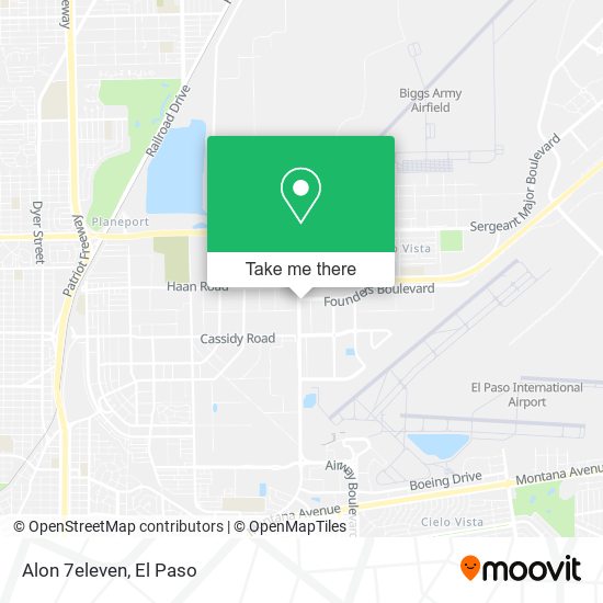 Alon 7eleven map