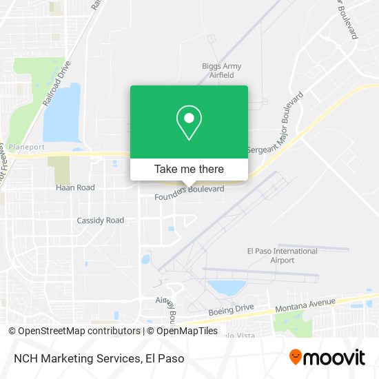 NCH Marketing Services map