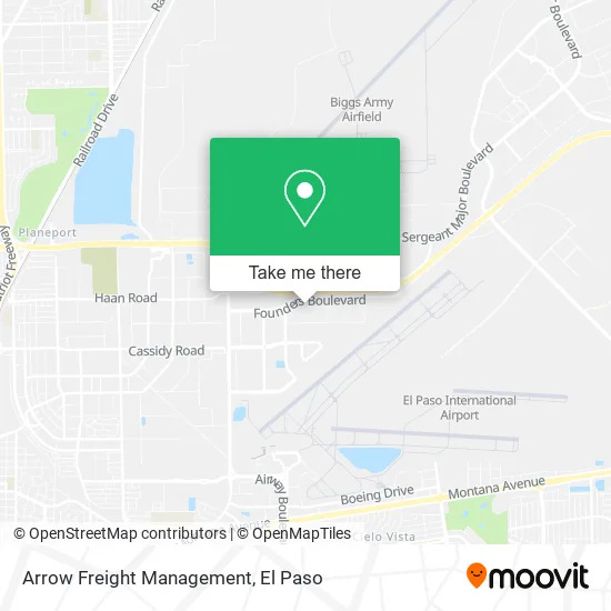 Arrow Freight Management map
