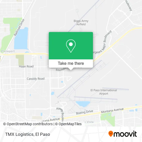 TMX Logistics map