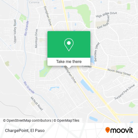 Mapa de ChargePoint