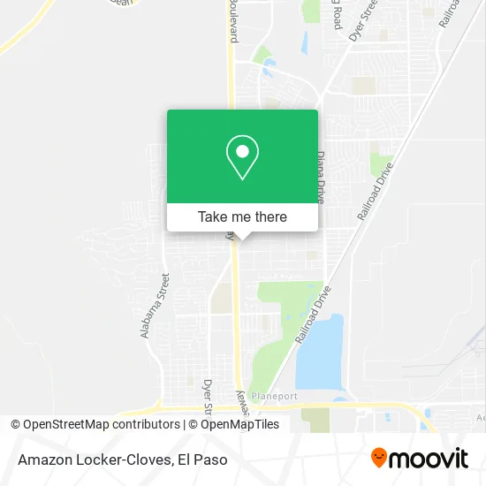 Amazon Locker-Cloves map
