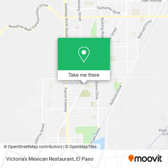 Victoria's Mexican Restaurant map