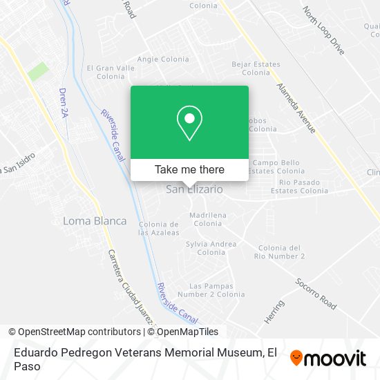 Mapa de Eduardo Pedregon Veterans Memorial Museum