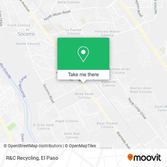 R&C Recycling map