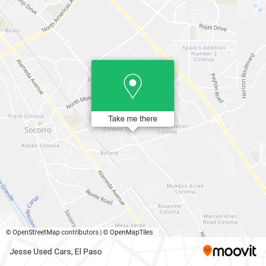 Jesse Used Cars map