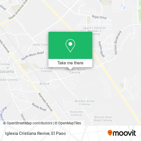 Iglesia Cristiana Revive map