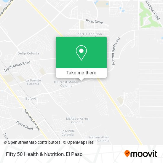 Mapa de Fifty 50 Health & Nutrition