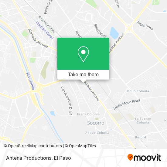 Antena Productions map