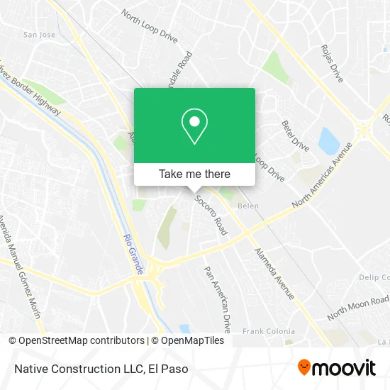Native Construction LLC map