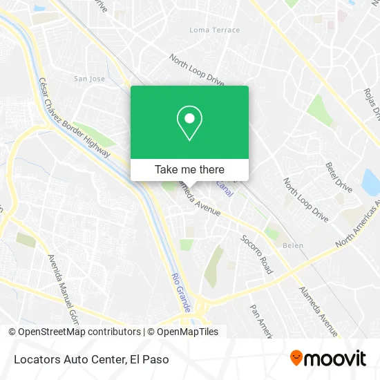 Locators Auto Center map