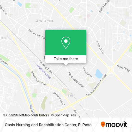 Oasis Nursing and Rehabilitation Center map