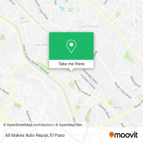 All Makes Auto Repair map