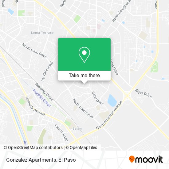 Gonzalez Apartments map