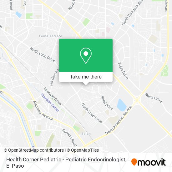 Health Corner Pediatric - Pediatric Endocrinologist map