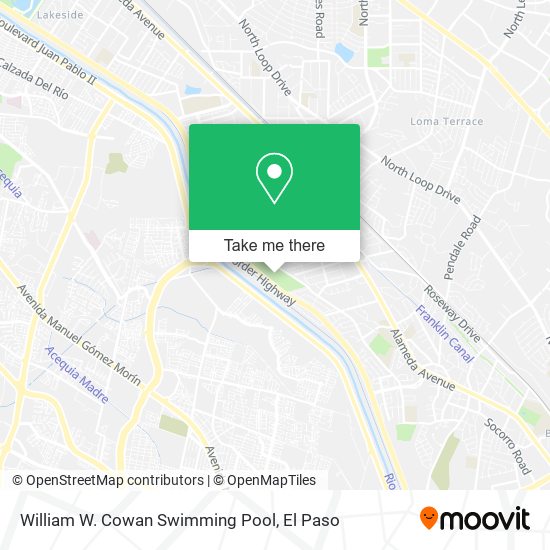 William W. Cowan Swimming Pool map