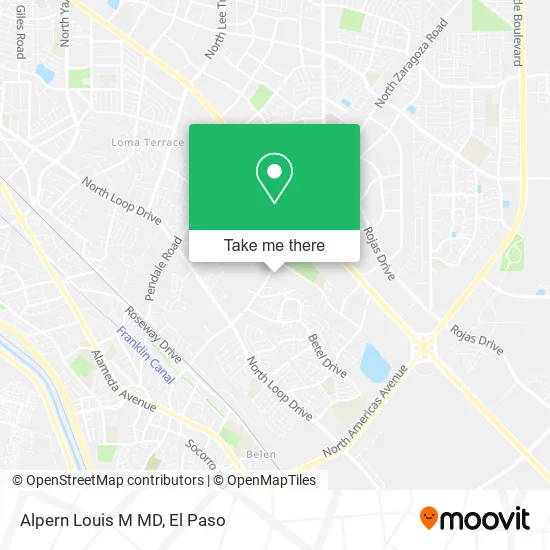Mapa de Alpern Louis M MD