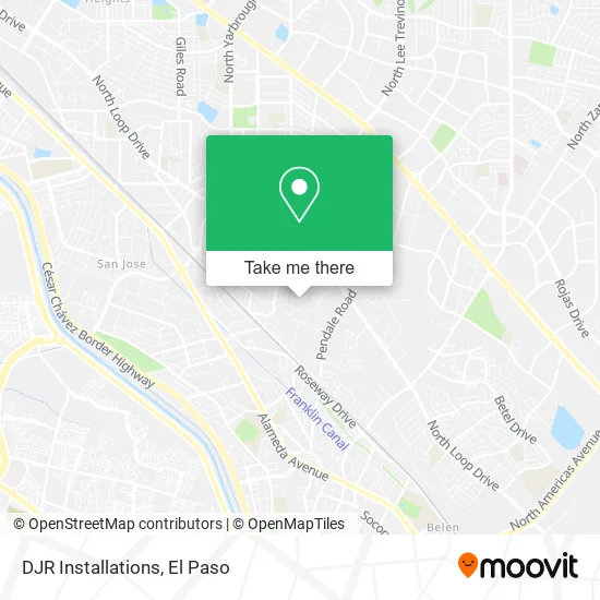 DJR Installations map