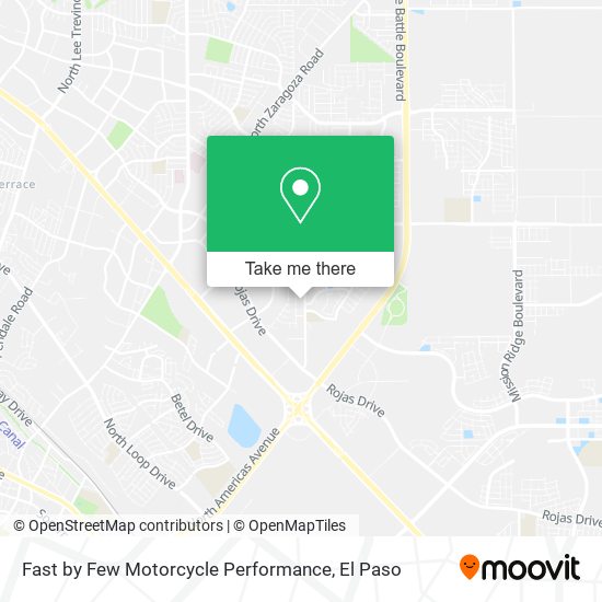 Fast by Few Motorcycle Performance map