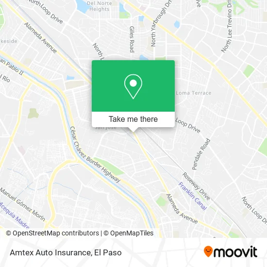 Amtex Auto Insurance map