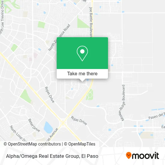 Alpha/Omega Real Estate Group map