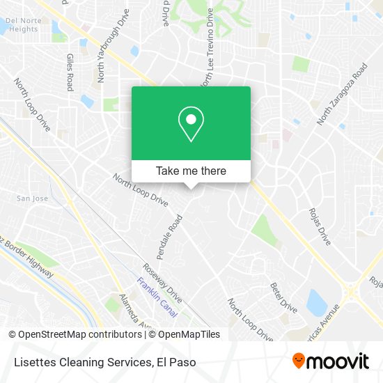 Lisettes Cleaning Services map