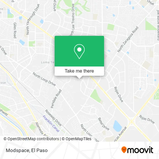 Modspace map