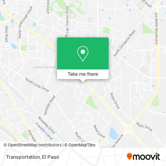 Mapa de Transportation
