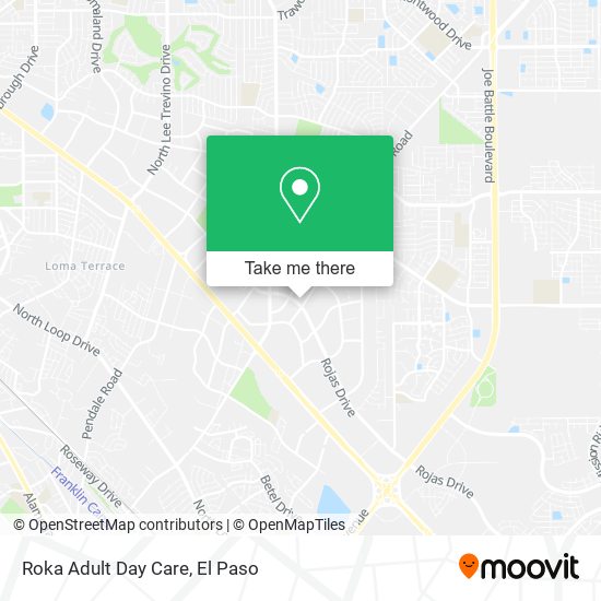 Roka Adult Day Care map