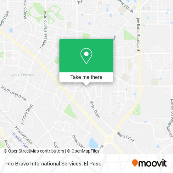 Rio Bravo International Services map