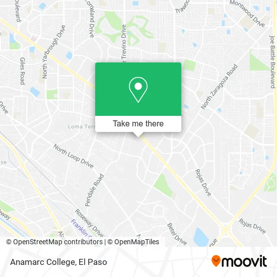 Mapa de Anamarc College