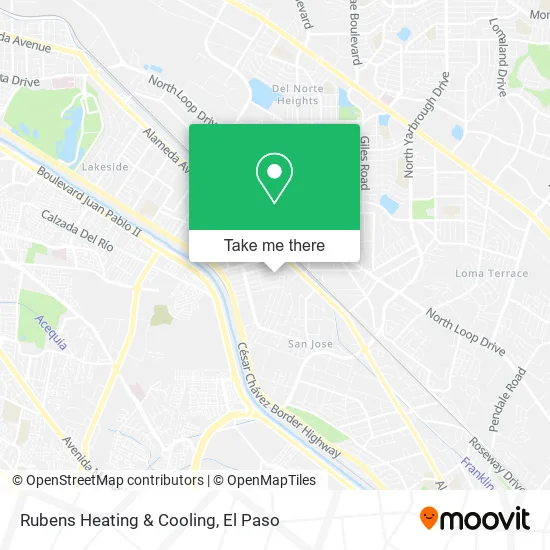 Rubens Heating & Cooling map