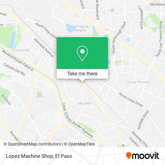 Lopez Machine Shop map