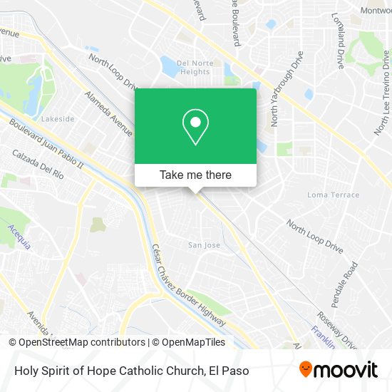 Holy Spirit of Hope Catholic Church map