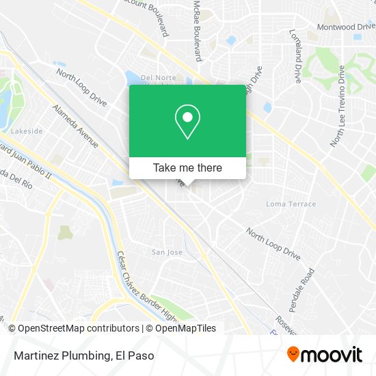 Martinez Plumbing map