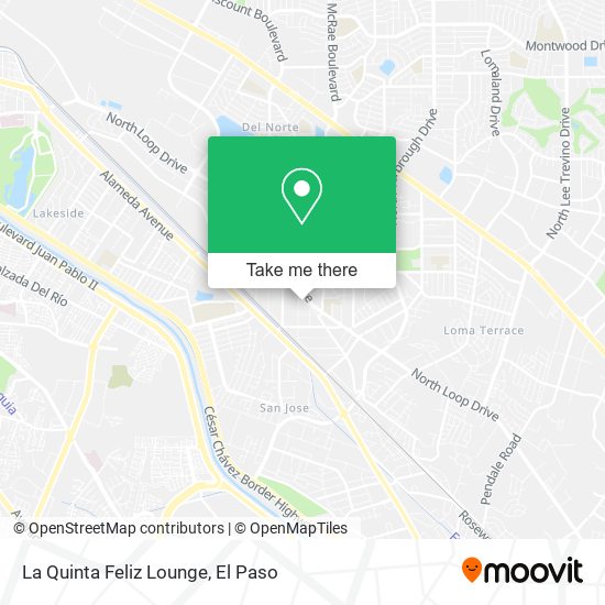 La Quinta Feliz Lounge map