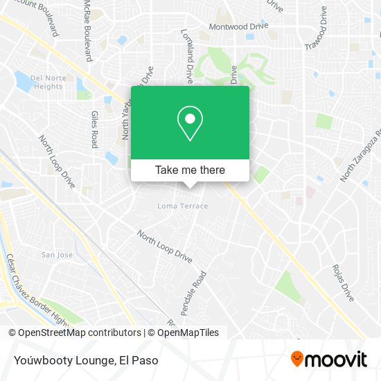 Yoúwbooty Lounge map