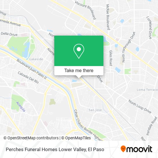 Perches Funeral Homes Lower Valley map