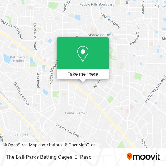 The Ball-Parks Batting Cages map