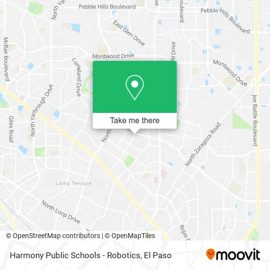 Harmony Public Schools - Robotics map