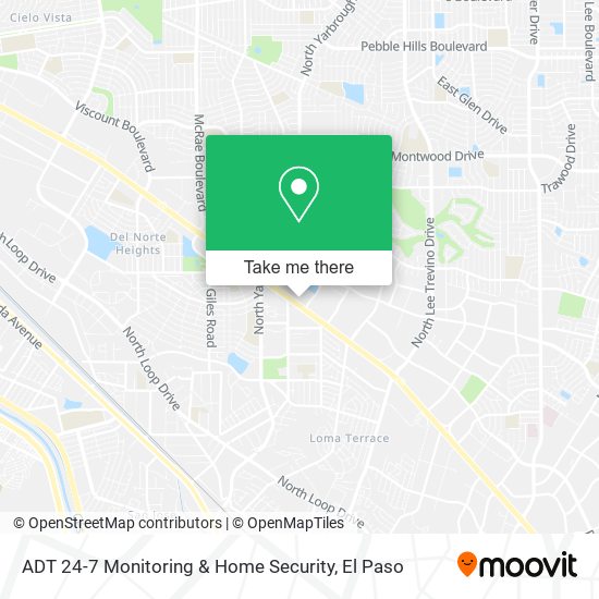Mapa de ADT 24-7 Monitoring & Home Security