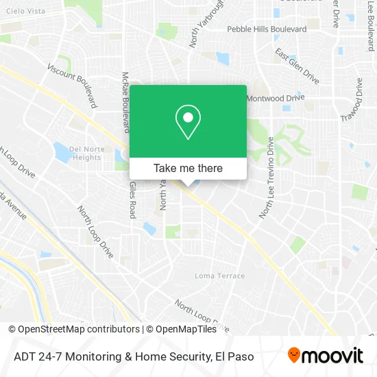 ADT 24-7 Monitoring & Home Security map