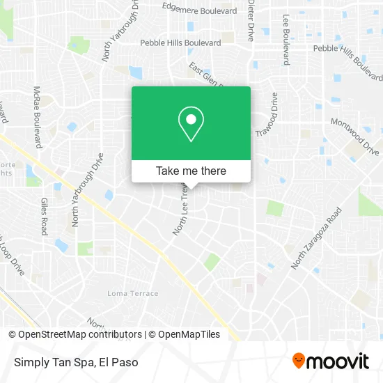 Mapa de Simply Tan Spa