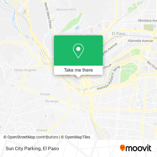 Sun City Parking map