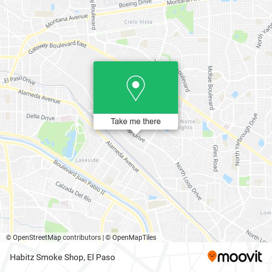 Habitz Smoke Shop map