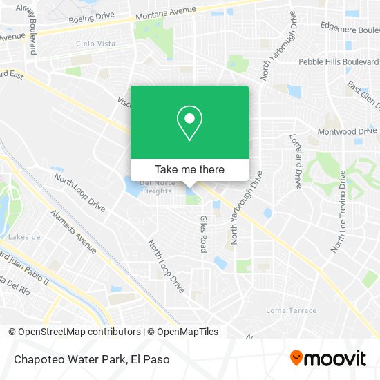 Chapoteo Water Park map