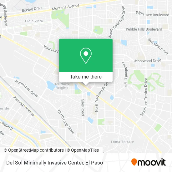 Del Sol Minimally Invasive Center map