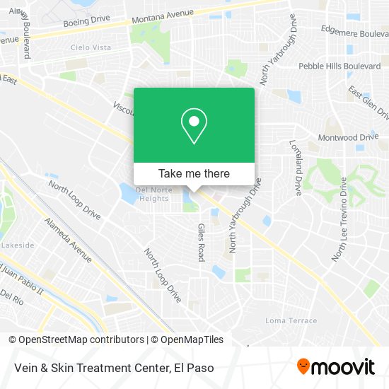 Vein & Skin Treatment Center map