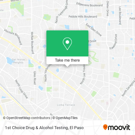 1st Choice Drug & Alcohol Testing map