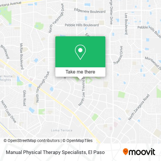 Manual Physical Therapy Specialists map